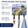 Caroline's Treasures Lavender Decorative Ceramic Triple Wall Hook view 4