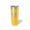 Alterd Industries Coach Gift - Basketball Coach Gifts | Assistant | Personalized | Tumbler | insulated tumbler with lid | Net | travel coffee mug | stainless steel cups (20oz Tumbler, Yellow) view 1