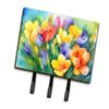 Caroline's Treasures Flowers in Watercolor Leash or Key Holder, Triple Hook, Freesias 1568 view 1