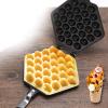 Egg Waffle Maker, 30-Hole Egg Puff Maker, Double Sided Non Stick Waffle Maker, Aluminium Alloy Egg Puff moldsPan for Home, kitchen, DIY, Bakeware and etc view 2