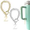 Tovly 2PCS Letter Charm Accessories For Stanley Cup A-Z ID Initial Pendants Personalized Charms For Stanley Tumbler Handle (Z) view 1