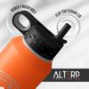 Alterd Industries Coach Gift - Basketball Coach Gifts | Assistant | Personalized | Tumbler | insulated tumbler with lid | Net | travel coffee mug | stainless steel cups (32oz Water Bottle, Maroon) view 2