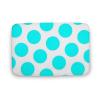 Luxury Elegant Bathroom Rugs, Aqua Polka Dot Bath Mat Non Slip & Absorbent Bath Carpet for Bathroom (16 x 24inch) view 1