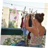 Cabilock 4 pcs Puff Clothes Basket Drying Rack Hanging Dryer Hanging Drying Net Small Sweater Dryer Cosmetic Brush Drying net Makeup Brush Sponge Eggs Polyester view 4