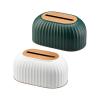 Tissue Box Holder 1pc Tissue Storage Luxury Case Napkin Box for Office Home Countertop Facial Paper Holder (Color : Gold) view 1