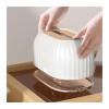 Tissue Box Holder 1pc Tissue Storage Luxury Case Napkin Box for Office Home Countertop Facial Paper Holder (Color : Gold) view 2