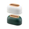 Tissue Box Holder 1pc Tissue Storage Luxury Case Napkin Box for Office Home Countertop Facial Paper Holder (Color : Gold) view 3