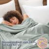 PHF Fleece Blanket Twin 66x90-300G Lightweight Airy Warmth, Jasper Stone view 2