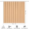 4pcs Shower Curtain Sets, Pastel Pink Peach Bathroom Sets with Shower Curtain, Bath Rug, U Shaped Contour Mat & Toilet Lid Cover view 2
