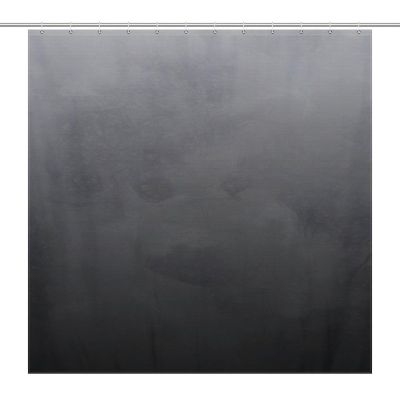 Elegant Brushed Black Simple Shower Curtain Set, Waterproof Shower Curtain Liner for Bathroom Bathtub Decor, with 12 Hooks, 72 x 72inch