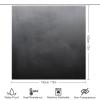 Elegant Brushed Black Simple Shower Curtain Set, Waterproof Shower Curtain Liner for Bathroom Bathtub Decor, with 12 Hooks, 72 x 72inch view 2