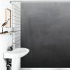 Elegant Brushed Black Simple Shower Curtain Set, Waterproof Shower Curtain Liner for Bathroom Bathtub Decor, with 12 Hooks, 72 x 72inch view 4