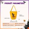 kaululu Halloween Candy Bags Halloween Candy Bucket Halloween Trick or Treat Bucket Bag Custom Name Embroidered Candy Basket view 2