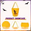 kaululu Halloween Candy Bags Halloween Candy Bucket Halloween Trick or Treat Bucket Bag Custom Name Embroidered Candy Basket view 3
