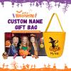 kaululu Halloween Candy Bags Halloween Candy Bucket Halloween Trick or Treat Bucket Bag Custom Name Embroidered Candy Basket view 4