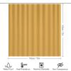 4pcs Shower Curtain Sets, Gold Ikat Texture Bathroom Sets with Shower Curtain, Bath Rug, U Shaped Contour Mat & Toilet Lid Cover view 2