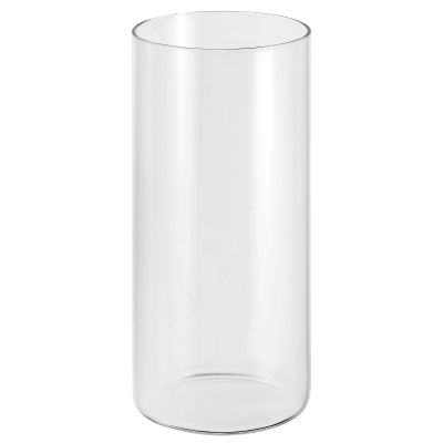 PATIKIL Clear Glass Cylinder Vase, 7.1" Tall and 3.1" Dia, 750ml Capacity, Transparent, Modern, Tabletop, Wedding & Home Decor
