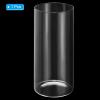 PATIKIL Clear Glass Cylinder Vase, 7.1" Tall and 3.1" Dia, 750ml Capacity, Transparent, Modern, Tabletop, Wedding & Home Decor view 3