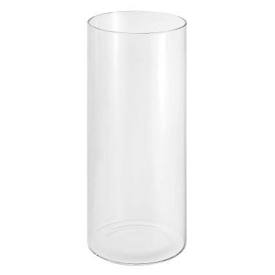 PATIKIL Clear Glass Cylinder Vase, 9.8" Tall and 3.9" Dia Tabletop Flowers Vase Floating Candle Holder Vase for Home Decor Wedding Centerpieces(59oz)