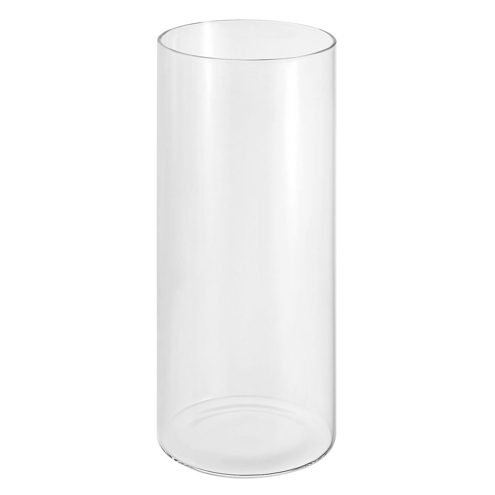 PATIKIL Clear Glass Cylinder Vase, 9.8" Tall and 3.9" Dia Tabletop Flowers Vase Floating Candle Holder Vase for Home Decor Wedding Centerpieces(59oz)