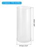 PATIKIL Clear Glass Cylinder Vase, 9.8" Tall and 3.9" Dia Tabletop Flowers Vase Floating Candle Holder Vase for Home Decor Wedding Centerpieces(59oz) view 2