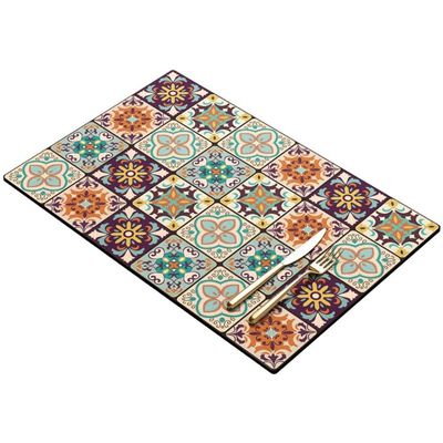 1PCS Non-Slip Drain Pad,Dish Drying Mat Absorbent Placemat Coffee Mat Drainer Rack Mat for Kitchen Home(Colored Brick)