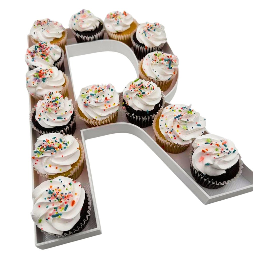 12" or LARGE 16" - High Quality Reusable Durable Plastic Charcuterie Fillable Number Boxes Letter Boxes For Birthday Party Anniversary Charcuterie Tray (R - 16" size)