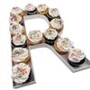 12" or LARGE 16" - High Quality Reusable Durable Plastic Charcuterie Fillable Number Boxes Letter Boxes For Birthday Party Anniversary Charcuterie Tray (R - 16" size) view 1
