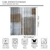 HZOHNAGO Rustic Curtains Tan Brown Grey Abstract Pattern Blackout Print Rod Pocket Window Drapes for Bedroom Living Room 63x72in view 2