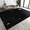Universe Space Sun Moon Planet Area Rugs, Moon Tarot Mystery Easy Clean Rug, Soft Non-Skid Carpet Throw Rug for Kids Teen Girls Boys Bedroom, Living Room Bathroom Classroom Office 3ftx5ft view 1