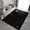 Universe Space Sun Moon Planet Area Rugs, Moon Tarot Mystery Easy Clean Rug, Soft Non-Skid Carpet Throw Rug for Kids Teen Girls Boys Bedroom, Living Room Bathroom Classroom Office 3ftx5ft view 3