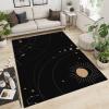 Universe Space Sun Moon Planet Area Rugs, Moon Tarot Mystery Easy Clean Rug, Soft Non-Skid Carpet Throw Rug for Kids Teen Girls Boys Bedroom, Living Room Bathroom Classroom Office 3ftx5ft view 4