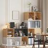 CraftThink Storage Cabinet, Modern Wood Bookcase with Closed Back Bookshelf for Compact Storage Home Office Furniture - White 27" L x 11.5" W x 13.5" H view 3