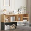 CraftThink Storage Cabinet, Modern Wood Bookcase with Closed Back Bookshelf for Compact Storage Home Office Furniture - White 27" L x 11.5" W x 13.5" H view 4
