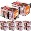 RoomHacks Clear Heavy Duty Extra Large Moving Bags, Reinforced Handle and Double Zipper, Storage Bags Alternative to Moving Box (10 Packs) view 1
