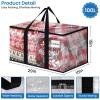 RoomHacks Clear Heavy Duty Extra Large Moving Bags, Reinforced Handle and Double Zipper, Storage Bags Alternative to Moving Box (10 Packs) view 2
