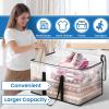 RoomHacks Clear Heavy Duty Extra Large Moving Bags, Reinforced Handle and Double Zipper, Storage Bags Alternative to Moving Box (10 Packs) view 4