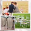 Buryeah 10 Pcs Fleece Blanket Bulk Soft Warm Fleece Blankets Cozy Lightweight Throw Blankets Plush Pet Throw Blanket for Home Bed Sofa Office Wedding Gifts Travel(50" x 60",Light Tan) view 4