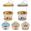 9.5qt High-Capacity Stainless Steel Chafing Dishes with Top Lid,Insulated Container for Ice Drinks,Buffet Servers and Warmers,Suitable for Family Gathering,Banquet,Wedding for Warm Food&Ice view 2