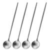 DEHOV 6.7 Inches Coffee Spoons Set,4 Pieces Stainless Steel 18/10 Iced Tea Spoon,Long Handle Coffee Stirring Spoons,Durable Teaspoons,Dishwasher Safe Tea Spoon For Dessert view 1