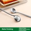 DEHOV 6.7 Inches Coffee Spoons Set,4 Pieces Stainless Steel 18/10 Iced Tea Spoon,Long Handle Coffee Stirring Spoons,Durable Teaspoons,Dishwasher Safe Tea Spoon For Dessert view 4