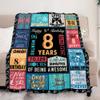 8 Year Old Boy Gift, Best Birthday Gifts for 8 Year Old Boy, Boys Age 8 Gifts Ideas, 8 Yr Old Gifts for Boys, 8th Birthday Decorations Blanket 60"X 50", Soft Warm Cozy Throw for Bed Sleep view 2