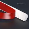 (19.7 47.2 86.6 137.8 Inches 1.2" Wide X 1/2" Tall) Collapsible Shower Threshold Water Guards, Bendable Stopper Barrier For Sink Bathroom. Self-Adhesive Barrier Splash Guard Grey, Red, White ( Color : view 4