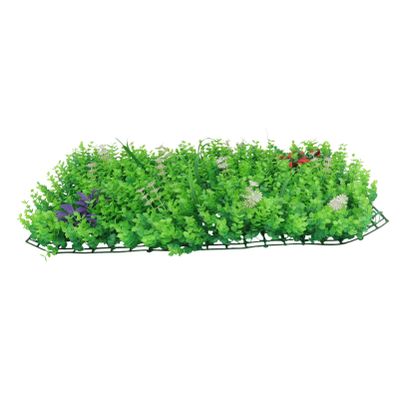 Veemoon 1pc Artificial Green Wall Simulation Plant Wall Decoration for Garden Lawn Indoor Use Realistic Grass Backdrop for Wedding Party Decoration Eucalyptus Style