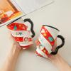400ml/13.5oz Christmas spiral patterned ceramic mug cartoon creative large capacity coffee cup for office home-A color box packaging-401-500ml view 4