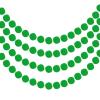 MECCANIXITY 4Pcs Felt Ball Garland Light Green Pom Pom Garland Handing Balls 8.2 Feet Long 24 Balls Party Banner Decor for Christmas Birthday Party Decoration view 1