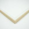 14x10 Frame White & Wood Tones Solid Wood Shadow Box Width 0.875 Inches | Interior Frame Depth 1 Inches | Anwen Contemporary Photo Frame Complete with UV Acrylic, Foam Board Backing & Hanging Hardware view 2