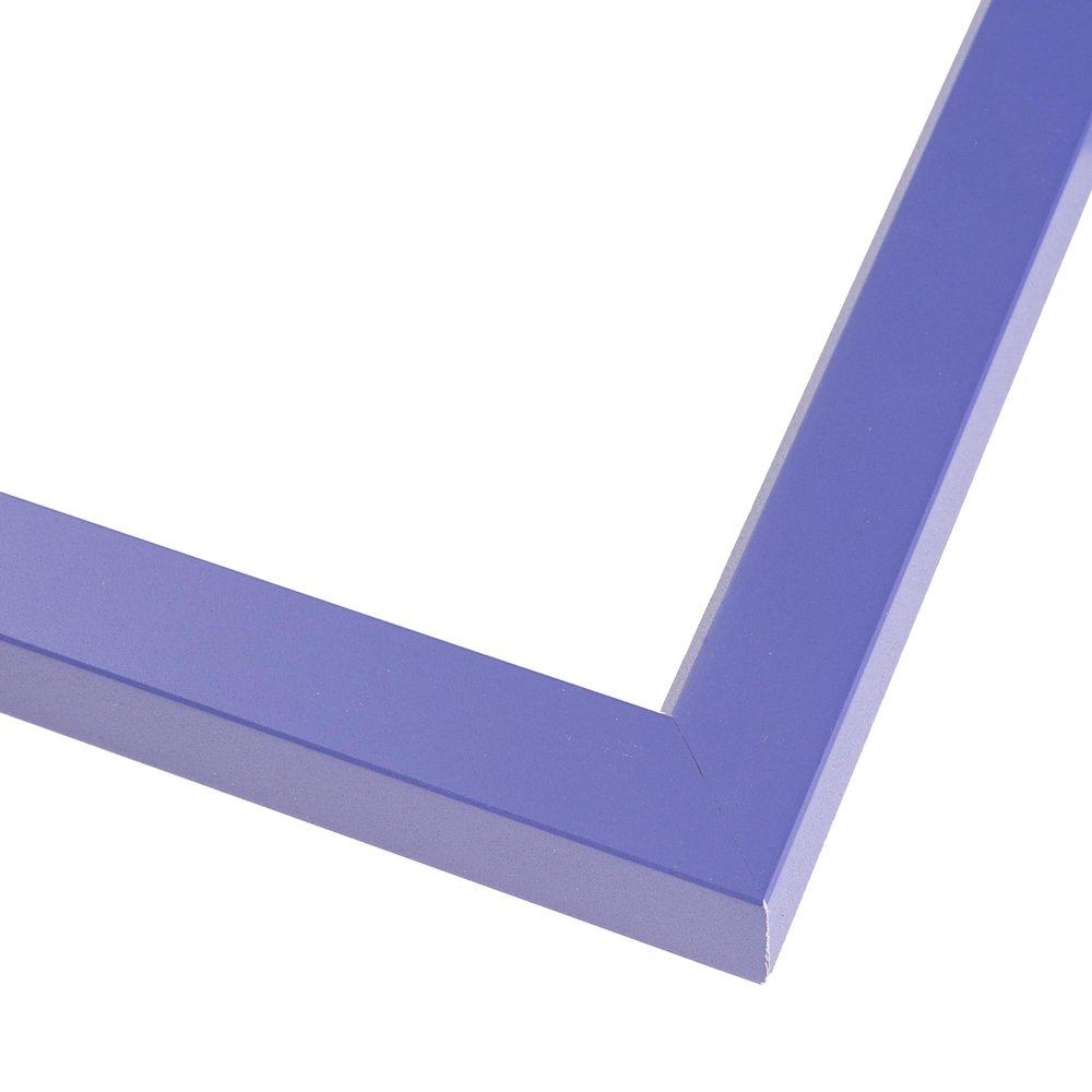 10x25 Frame Purple Solid Wood Picture Frame Width 1 Inches | Interior Frame Depth 0.5 Inches | Huckleberry Bohemian Photo Frame Complete with UV Acrylic, Foam Board Backing & Hanging Hardware