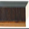 14x40 Frame Brown & Gold Solid Wood Shadow Box Width 1.25 Inches | Interior Frame Depth 1 Inches | Tristan Contemporary Photo Frame Complete with UV Acrylic, Backing & Hanging Hardware view 3