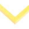 10x21 Frame Yellow Solid Wood Picture Frame Width 1 Inches | Interior Frame Depth 0.5 Inches | Blaine Bohemian Photo Frame Complete with UV Acrylic, Foam Board Backing & Hanging Hardware view 2